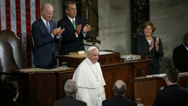 El cuidadoso discurso del papa Francisco frente al Congreso de Estados Unidos