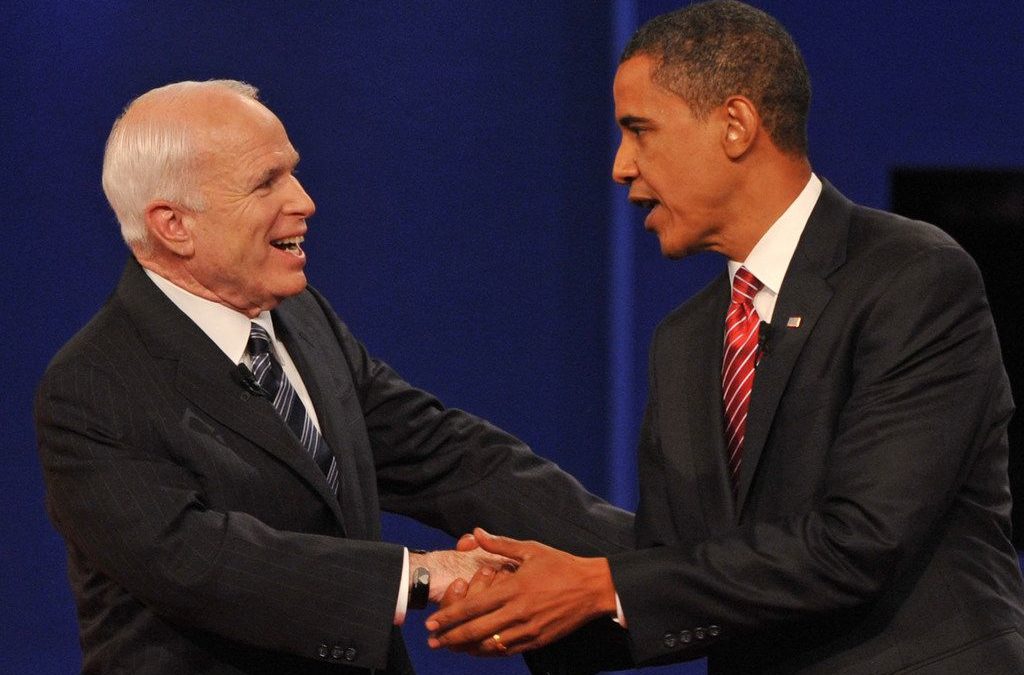 McCain&apos;s last lesson in love of country: Eulogies from Bush and Obama, who dashed his dreams