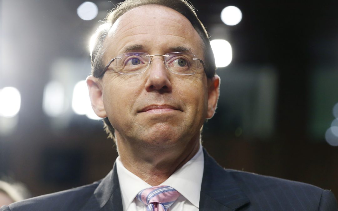 If Donald Trump fires Rod Rosenstein, how bad would that be for American democracy?