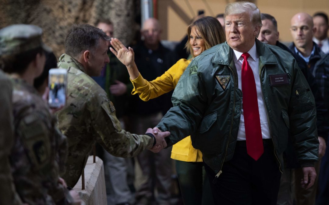 Trump&apos;s visit to troops was as overdue as it was welcome