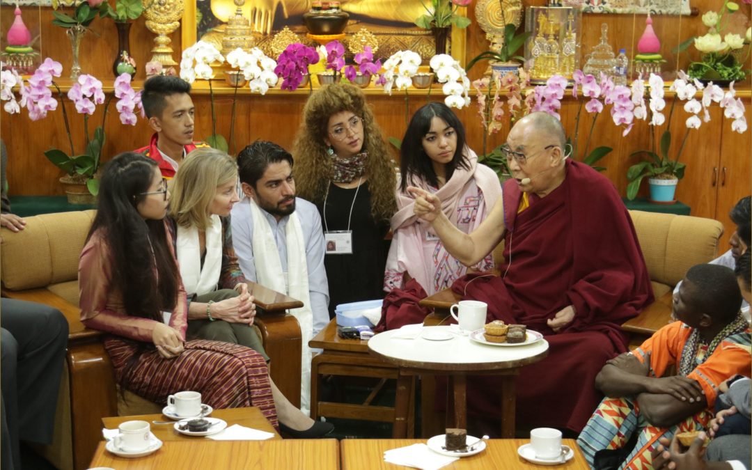 Report from the Dalai Lama&apos;s pep talk for young peacekeepers