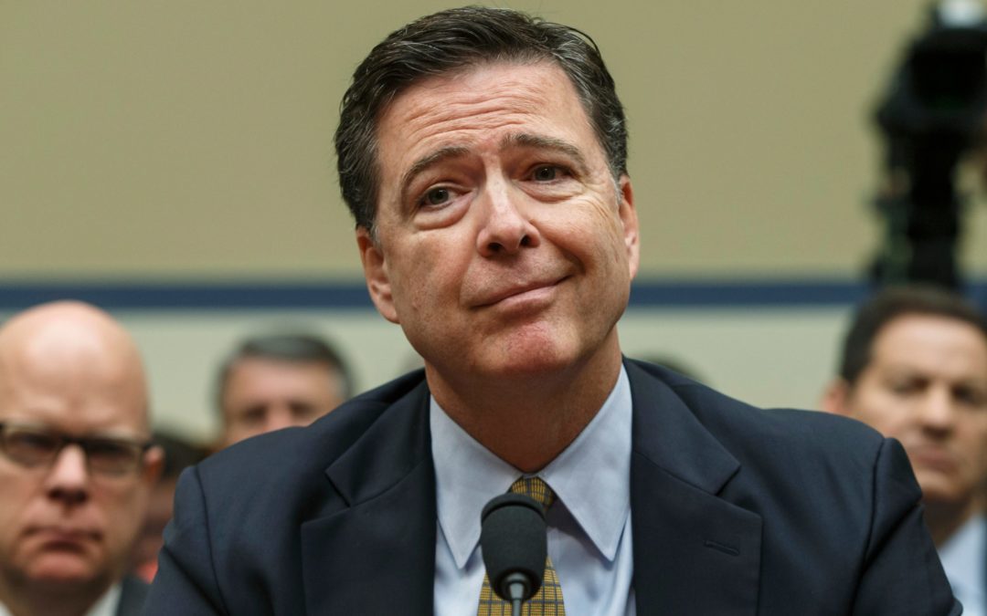 You may have seen him on a prayer candle, but James Comey is no saint